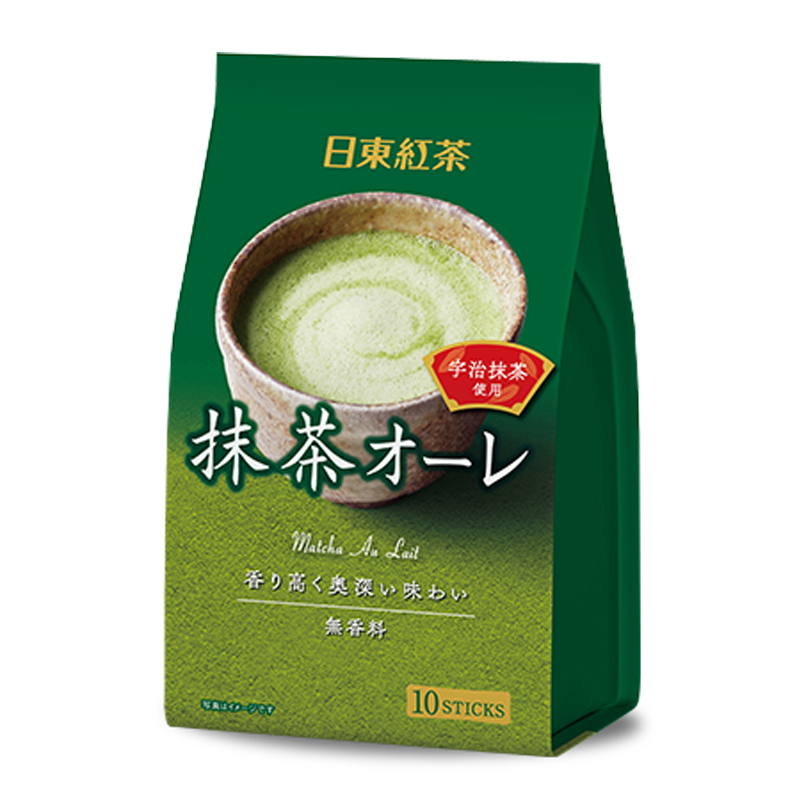 日东红茶牌抹茶欧蕾味速溶奶茶固体饮料