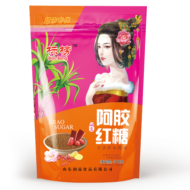 标榜红糖阿胶红糖318克独立包