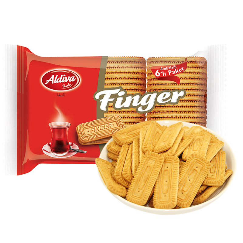 Aldiva/吖蒂瓦 手指饼干600g/袋 土耳其进口零食松脆饼干零食品