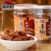 海西坊厦门特产手撕猪肉条120g罐装办公室休闲零食小吃