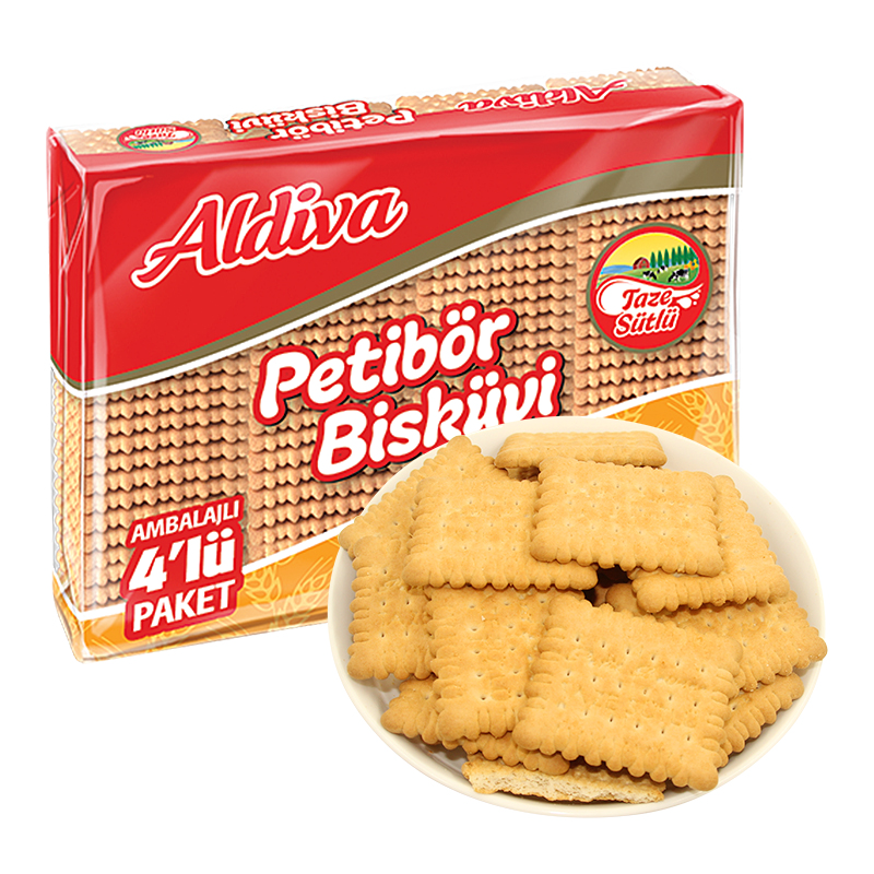 Aldiva/吖蒂瓦 牛奶饼干800g/包 土耳其进口零食酥香可口休闲食品
