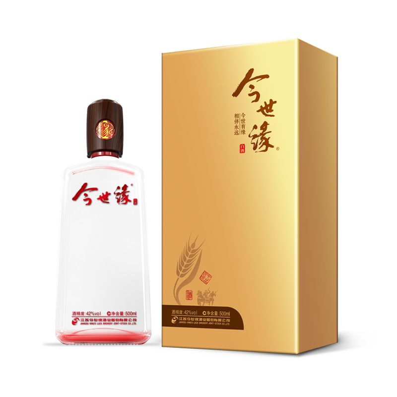 今世缘酒业42%VOL浓香型白酒500ml礼盒装