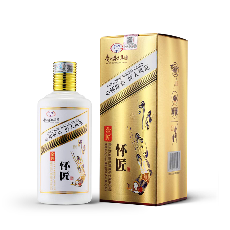 贵州茅台集团怀匠金匠53°vol酱香型白酒500ml礼盒装