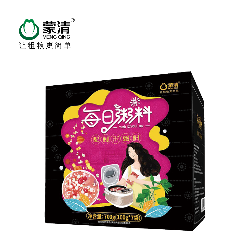 蒙清-每日粥料盒装7袋*100g