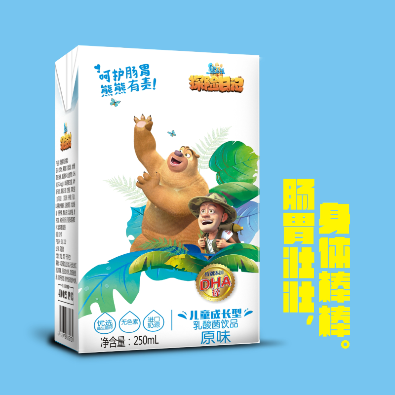 熊出没探险日记乳酸菌礼盒