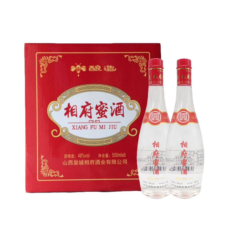 皇城相府蜜酒·46度简装500ml*6瓶 【蜜香型】