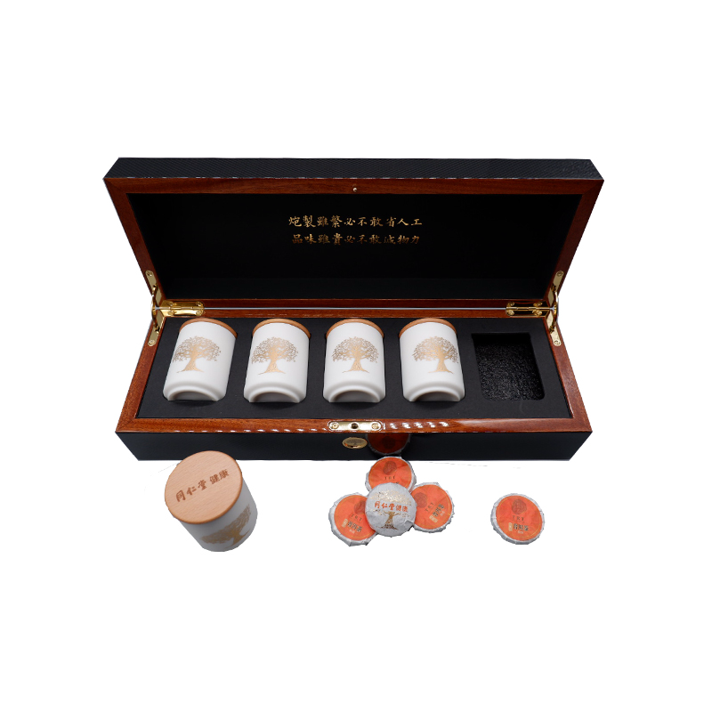 同仁堂有机普洱古树熟茶叶200克