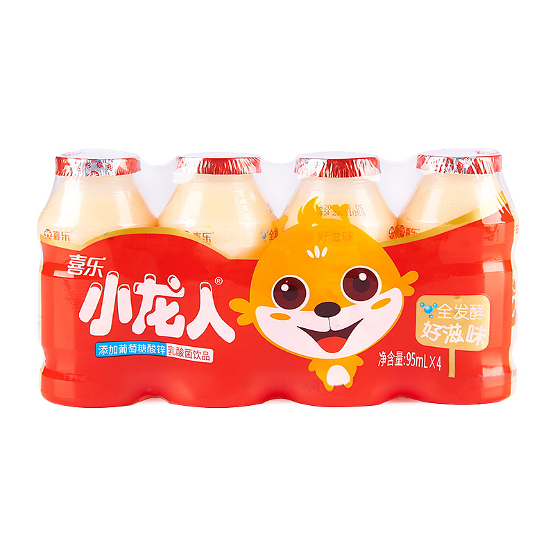 【薇娅推荐】喜乐小龙人网红乳酸菌饮品95ml