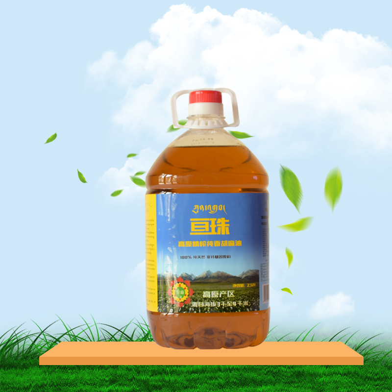 亘珠高原精选纯香胡麻油2.5L