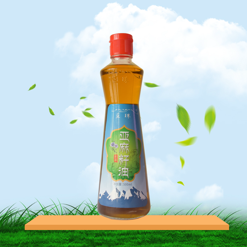 亘珠高原纯香亚麻籽油500ml