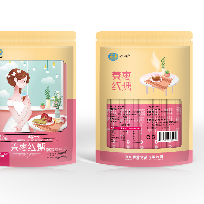 标榜红糖 姜枣红糖180克独立包