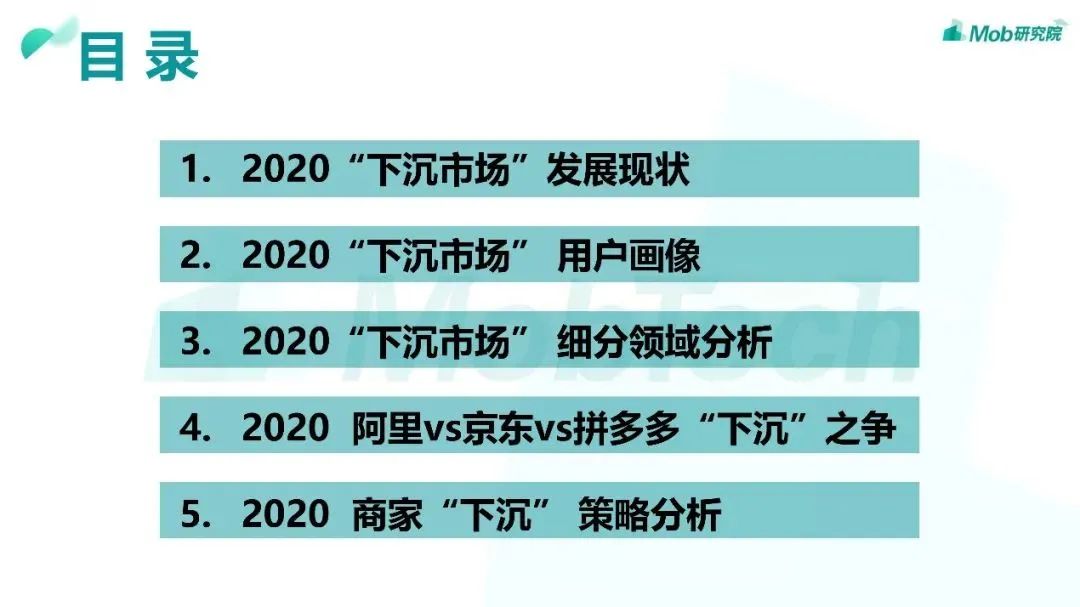 行业头条|2020“下沉市场”图鉴