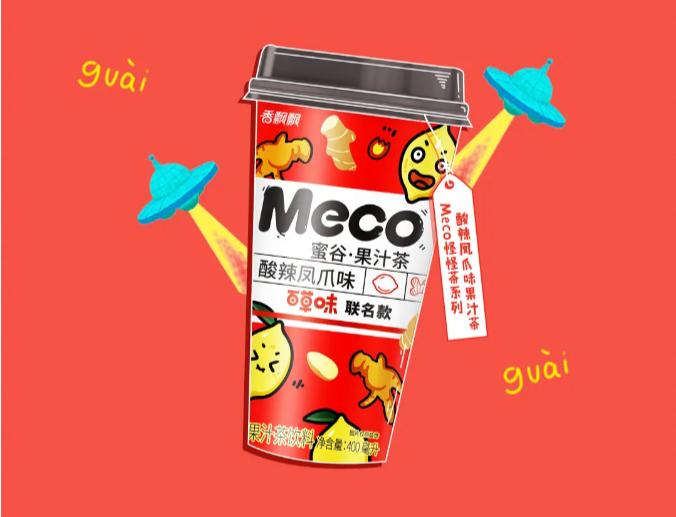 旺旺开卖螺蛳粉,Meco联名百草味推酸辣凤爪味果汁茶 | 创新周报