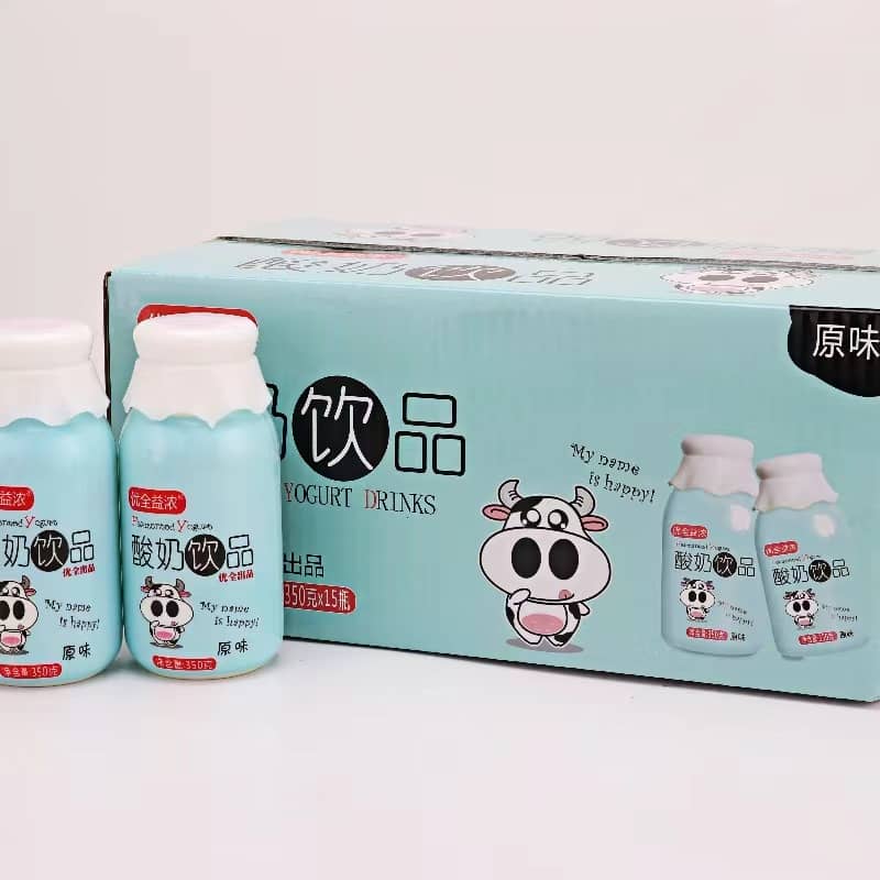 优全益浓大帽子酸奶饮品350g