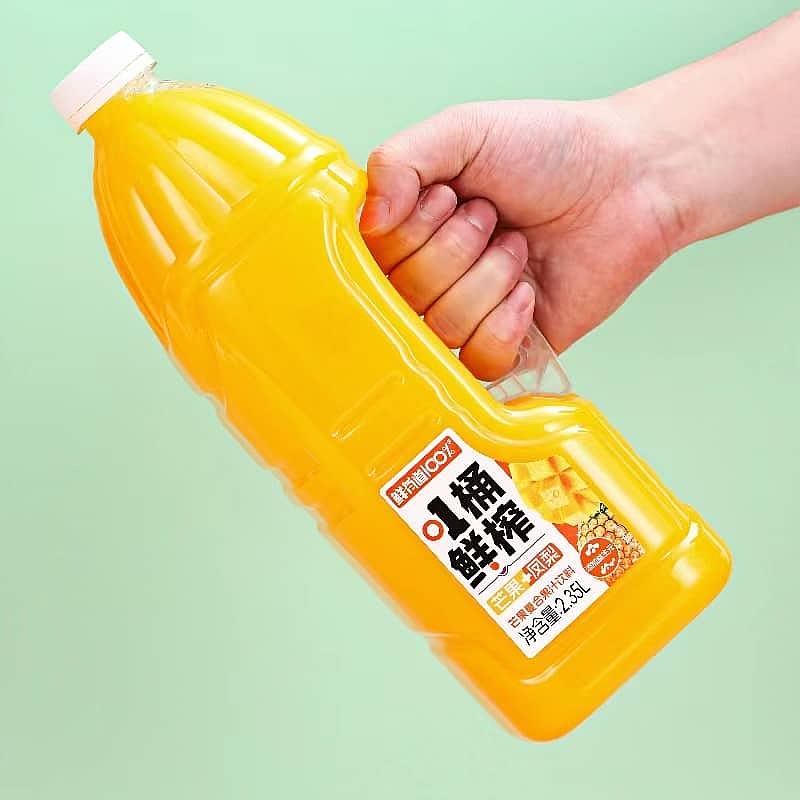 鲜有道100%1桶鲜榨 芒果+凤梨2.35L