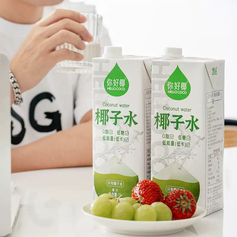 你好椰椰子水1000ml
