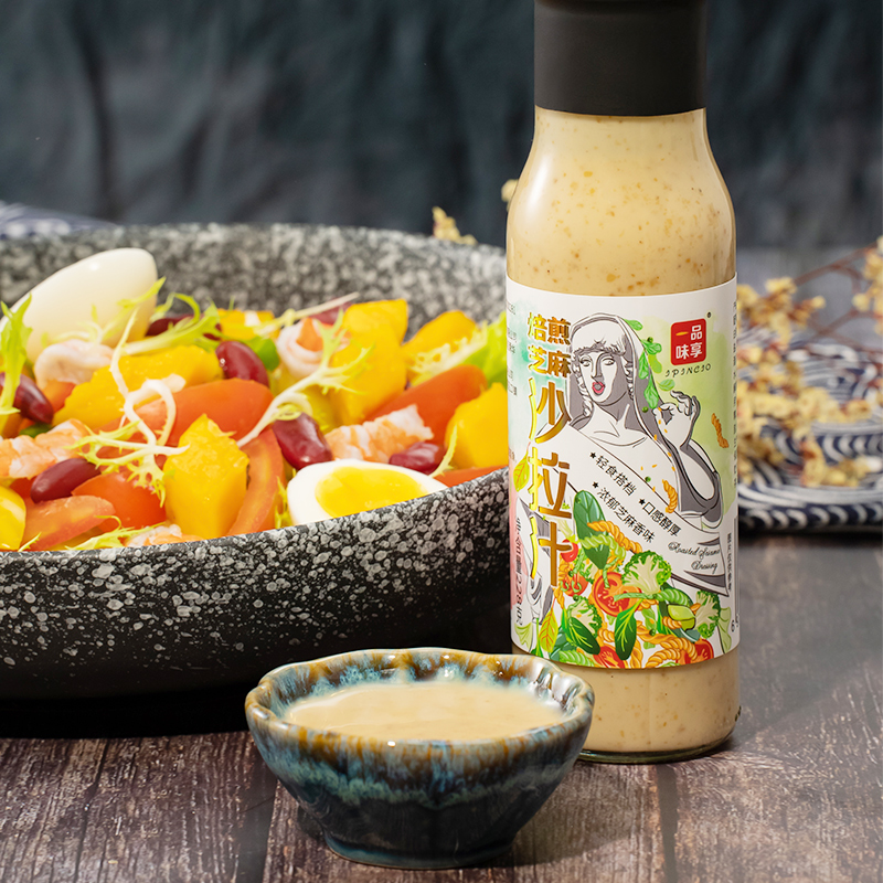 一品味享焙煎芝麻沙拉汁228g/瓶