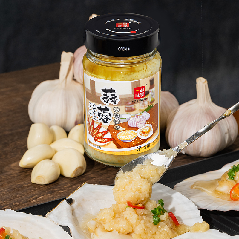 一品味享鲜蒜蓉酱225g/瓶