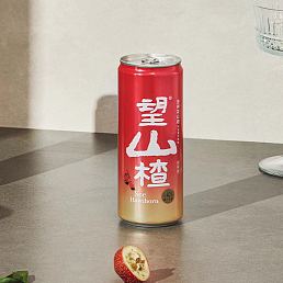 好望水-望山楂气泡果汁330ml铝罐装