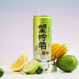 好望水-望柠萌气泡果汁330ml铝罐装