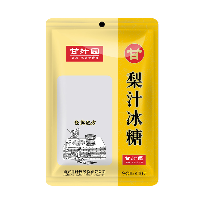 甘汁园梨汁冰糖400g
