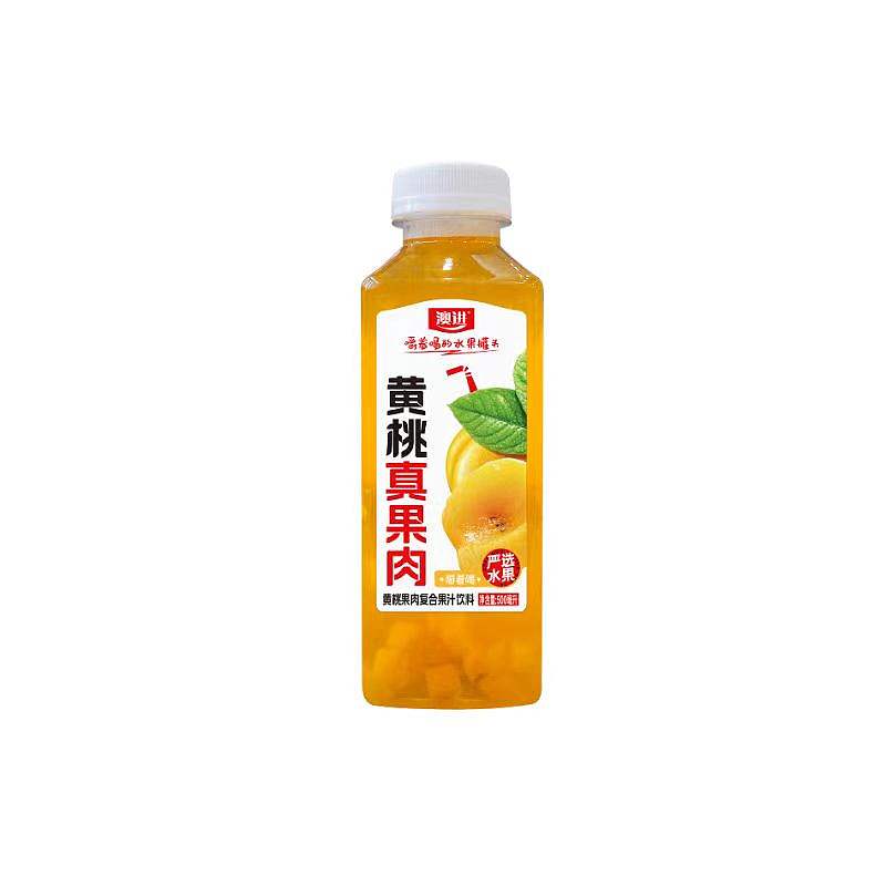 澳进黄桃真果肉 500ml