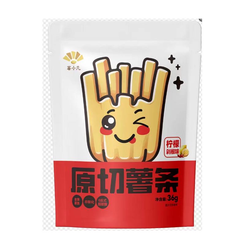 薯小凡原切薯条柠檬剁椒味36g新品上市