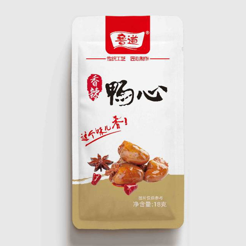 鲁道18克香辣鸭心