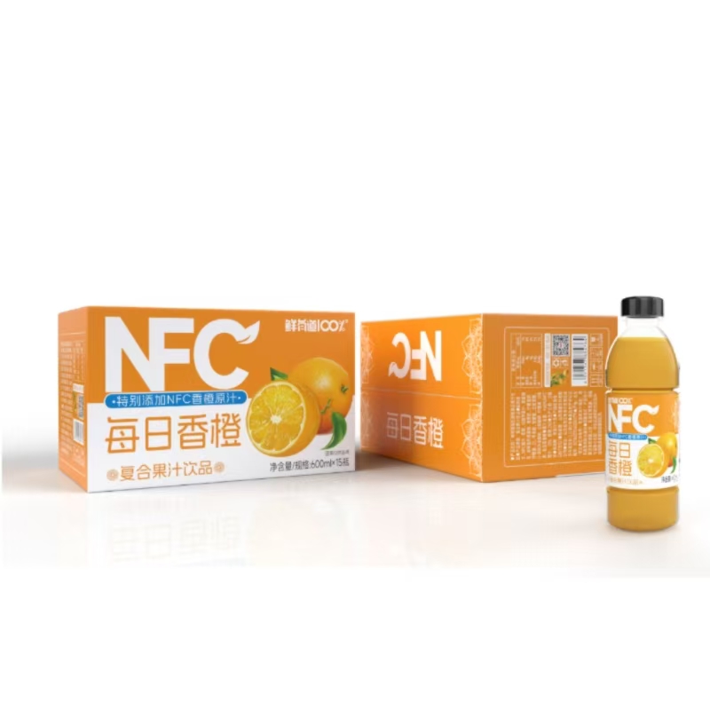 鲜有道100%NFC果汁每日香橙600ml