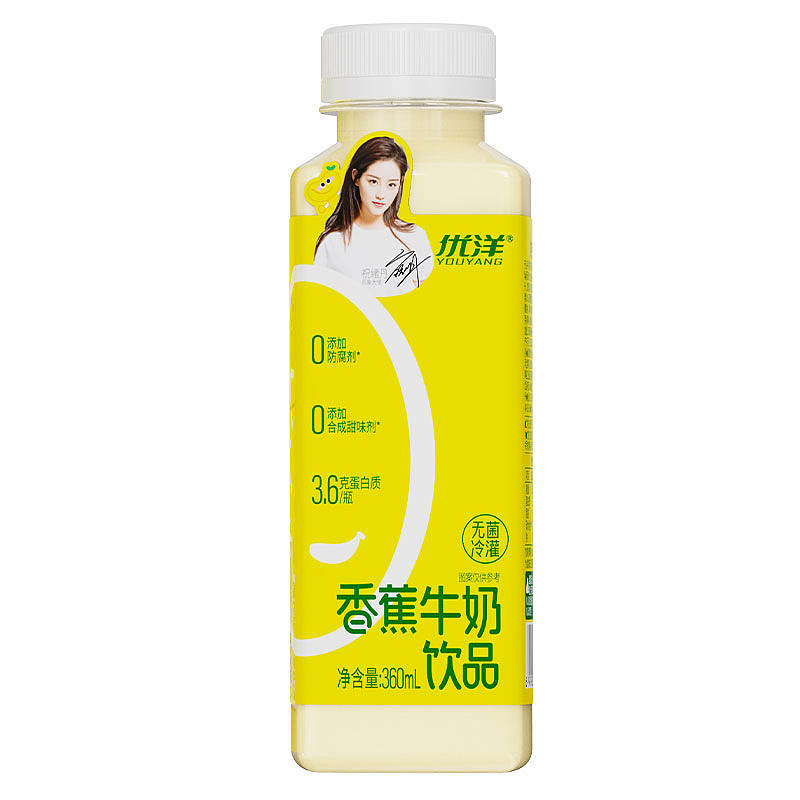 优洋香蕉牛奶360ml