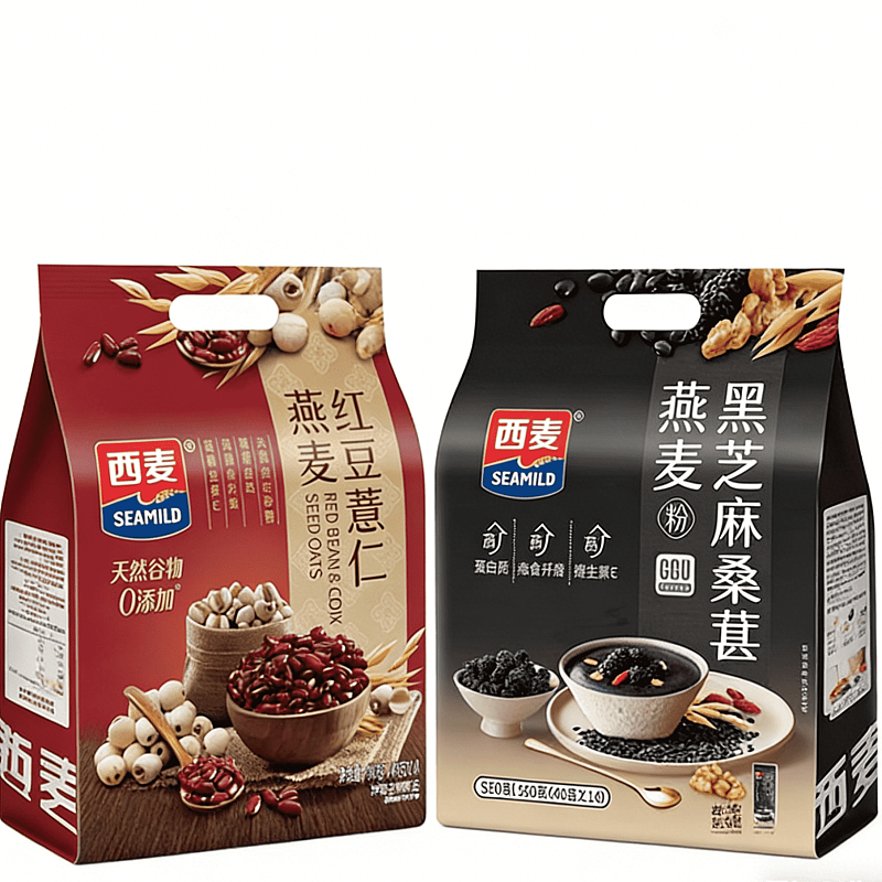 西麦~红豆薏仁/黑芝麻桑葚燕麦560g