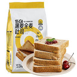 神探伍伍低GI黑麦全麦吐司250g
