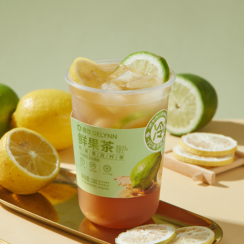 鸭屎香双柠冷泡鲜果茶500ml杯装