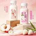 李子园 白桃淡竹生牛乳/白雪公主草莓生牛乳