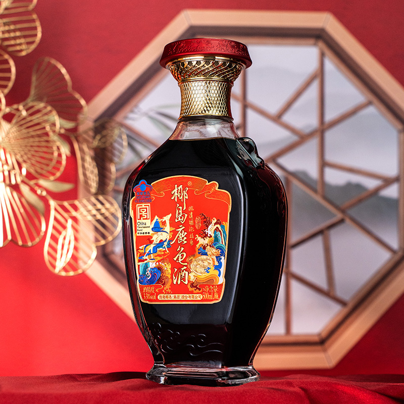 33度椰岛牌鹿龟酒（鸿健）500ml