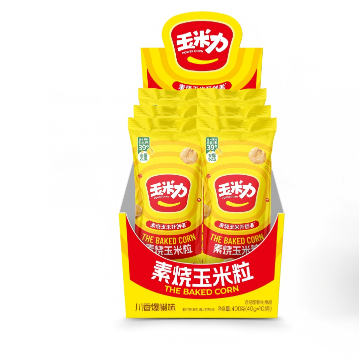 素烧玉米粒川香爆椒味40g