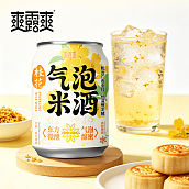 爽露爽桂花气泡米酒250mL