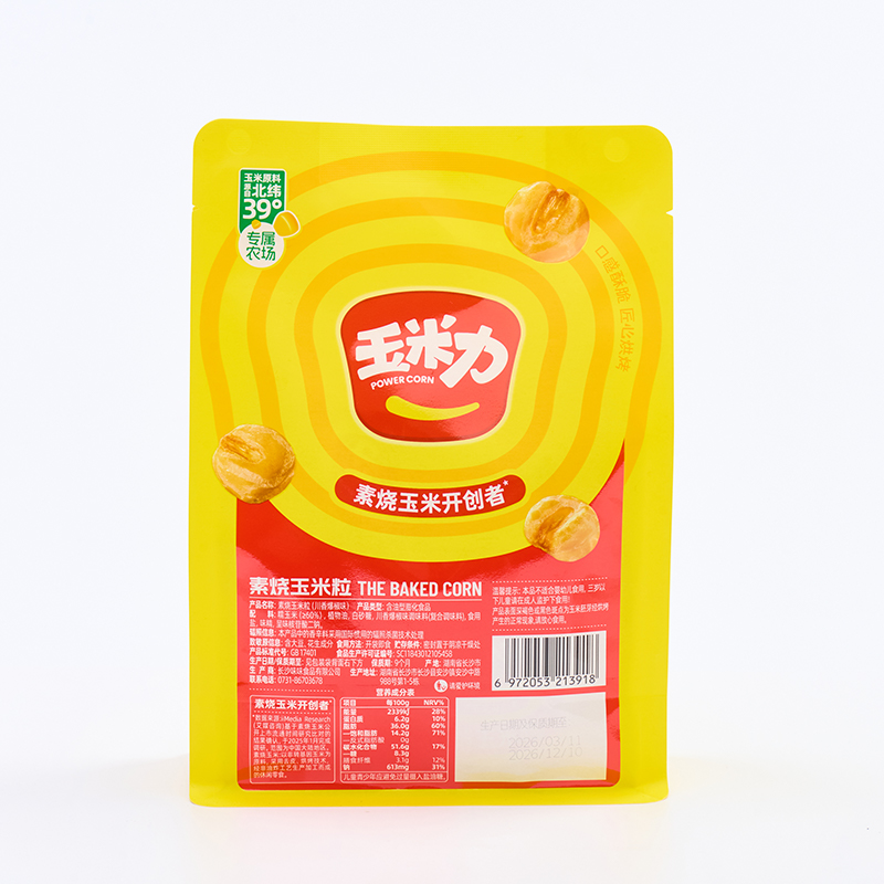 玉米力素烧玉米川香爆椒味180g