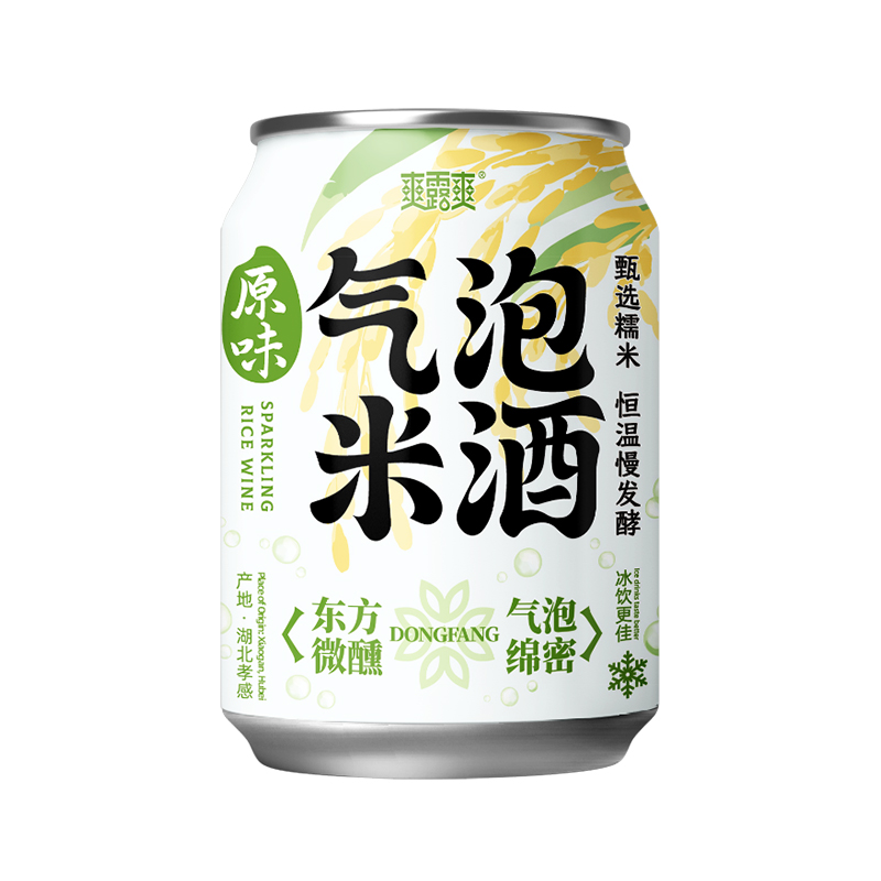 爽露爽原味气泡米酒250mL