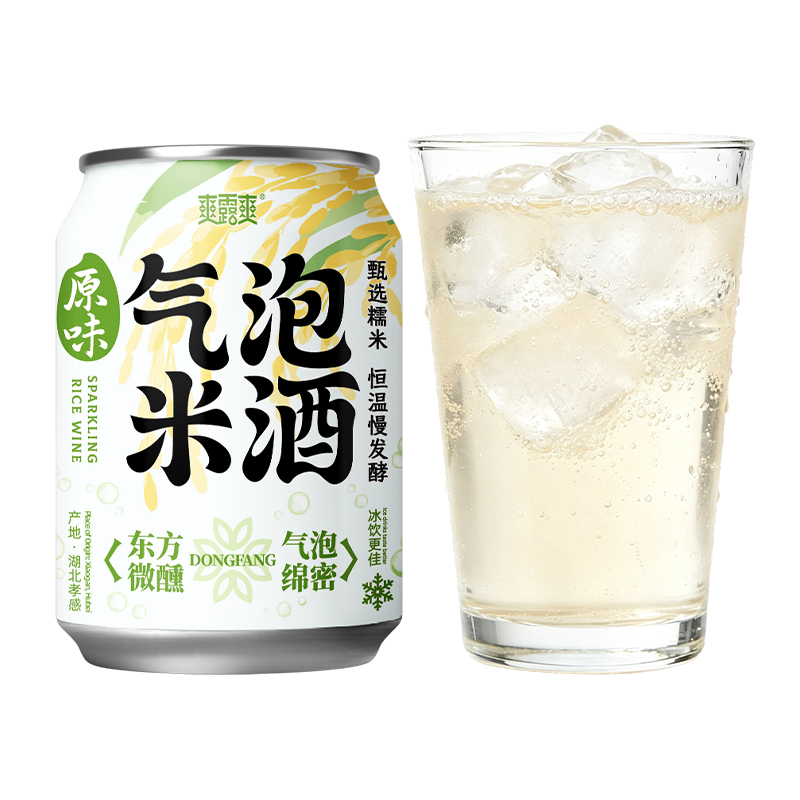 爽露爽原味气泡米酒250mL