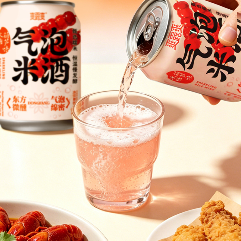 爽露爽冰糖葫芦气泡米酒250mL