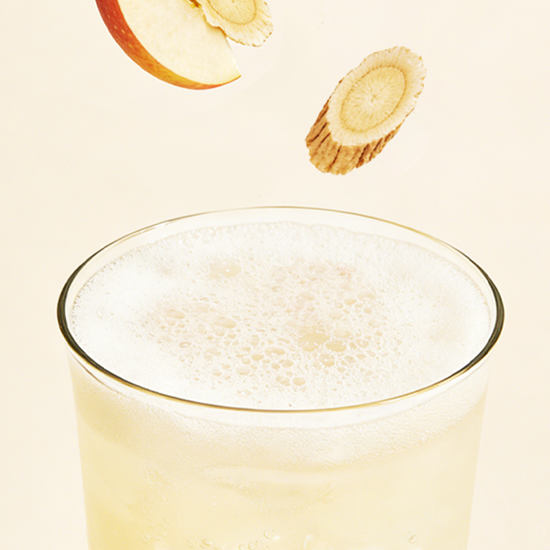 爽露爽苹果黄芪气泡冰酿250mL