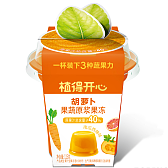 115克植得开心胡萝卜果蔬原浆果冻（南瓜西柚味）