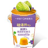 115克植得开心胡萝卜果蔬原浆果冻（山药蓝莓味）