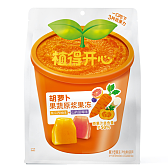 400克胡萝卜果蔬原浆果冻（南瓜西柚味+山药蓝莓味）