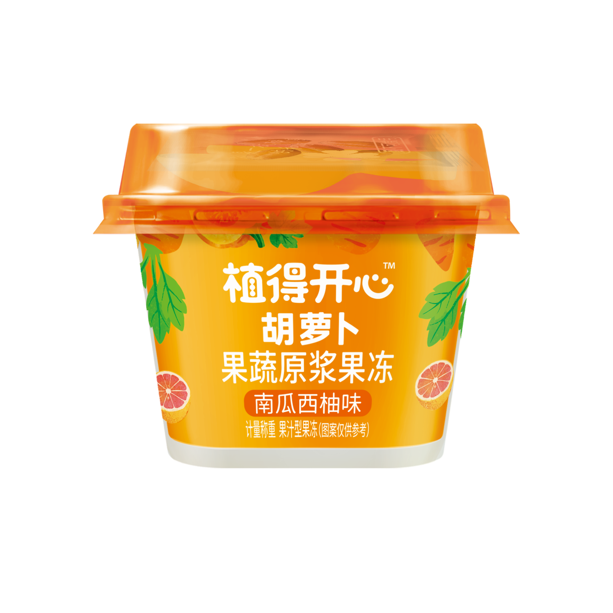 农亨-果蔬原浆果冻散称50克小方杯(南瓜西柚味)