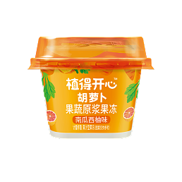 农亨-果蔬原浆果冻散称50克小方杯(南瓜西柚味)