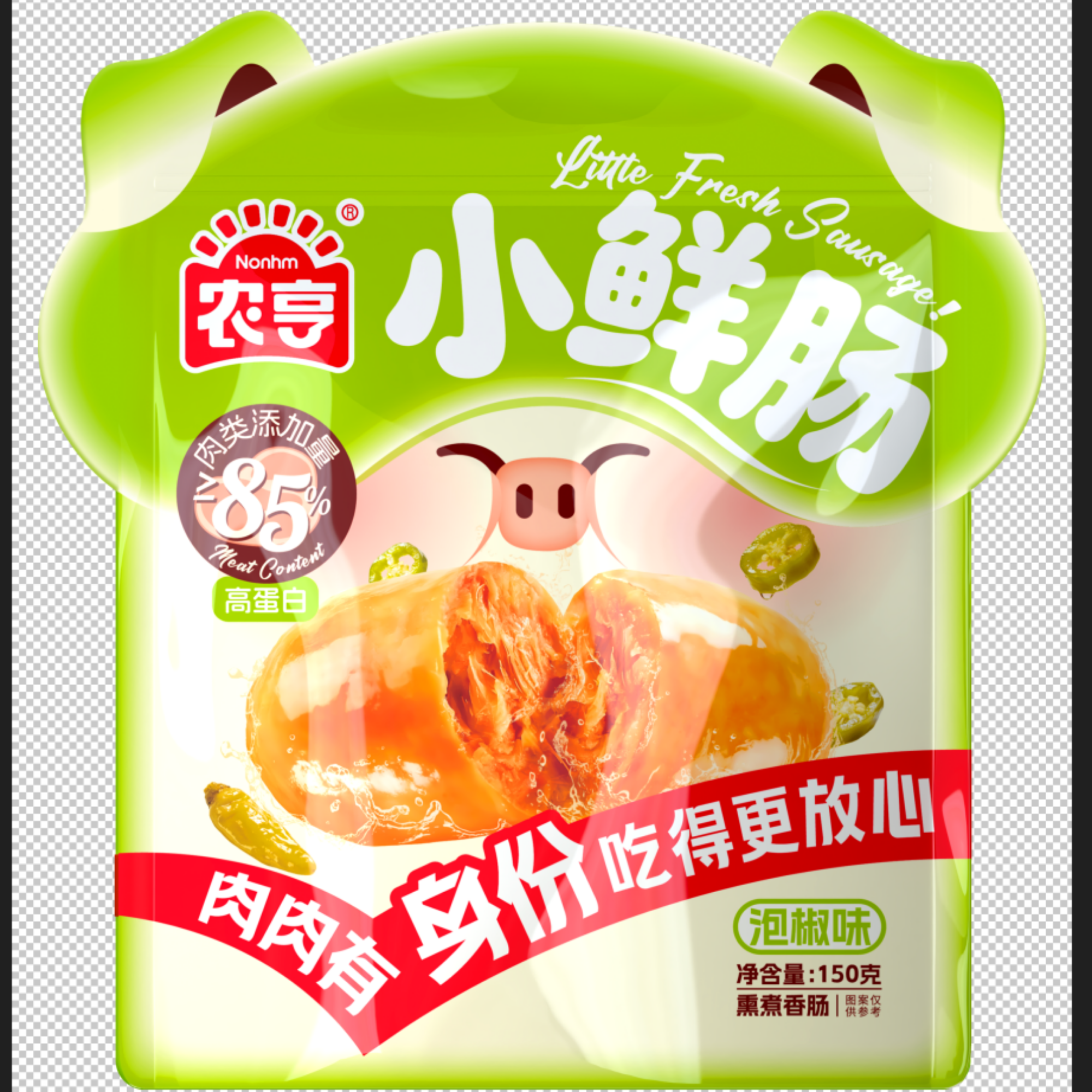 150克农亨小鲜肠（泡椒味）