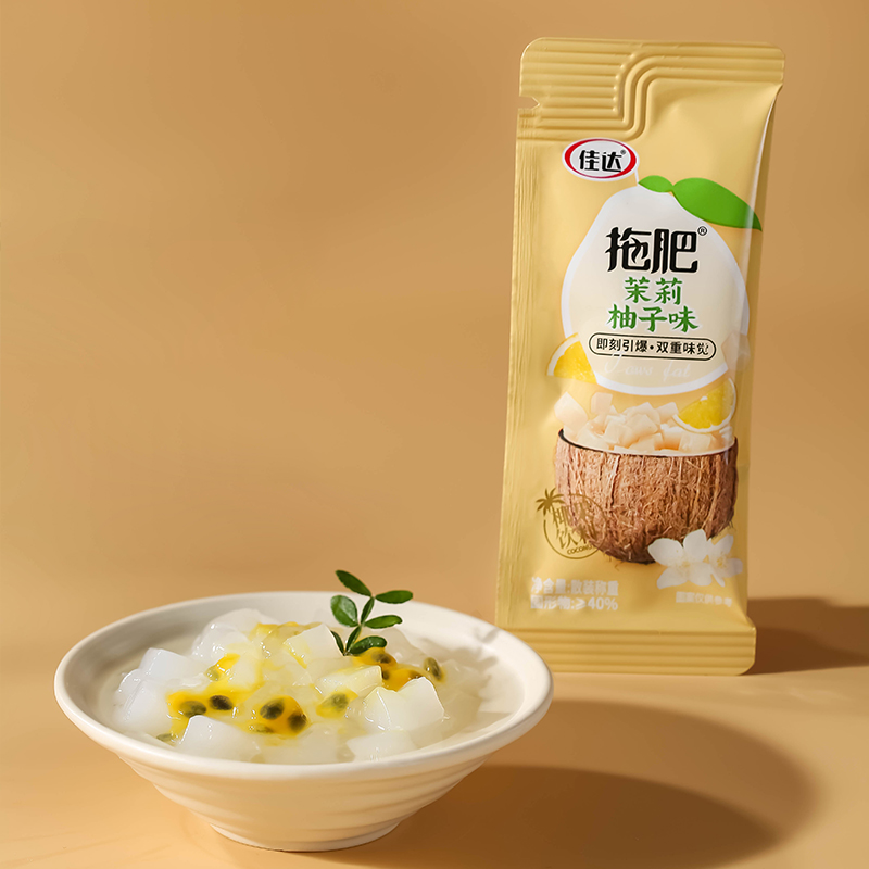 180g拖肥花香椰果饮料