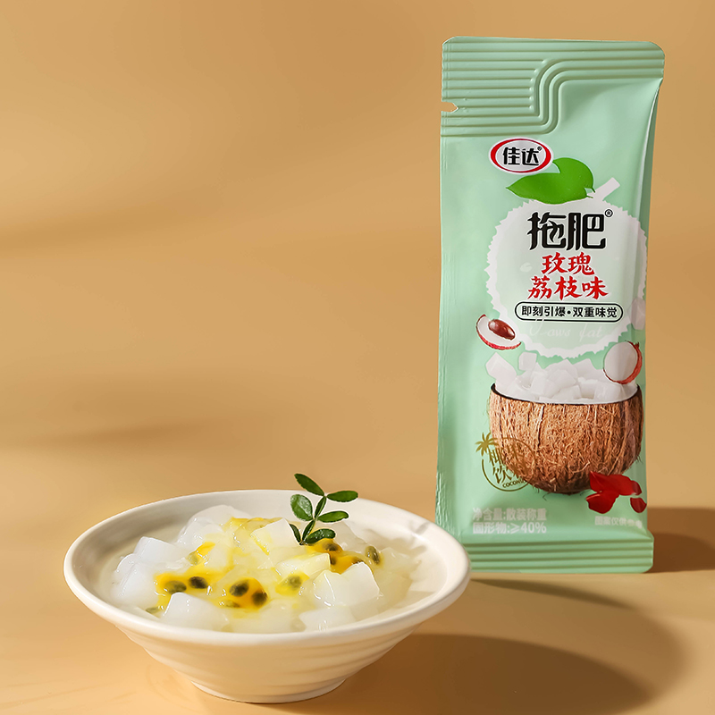 180g拖肥花香椰果饮料